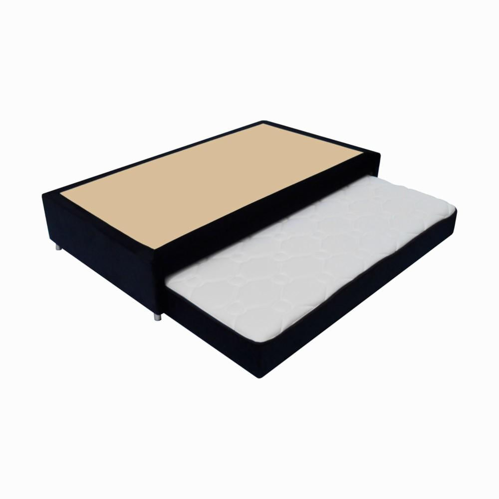 Base Cama Nido Semidoble 120 X 190 Negro Prodescanso