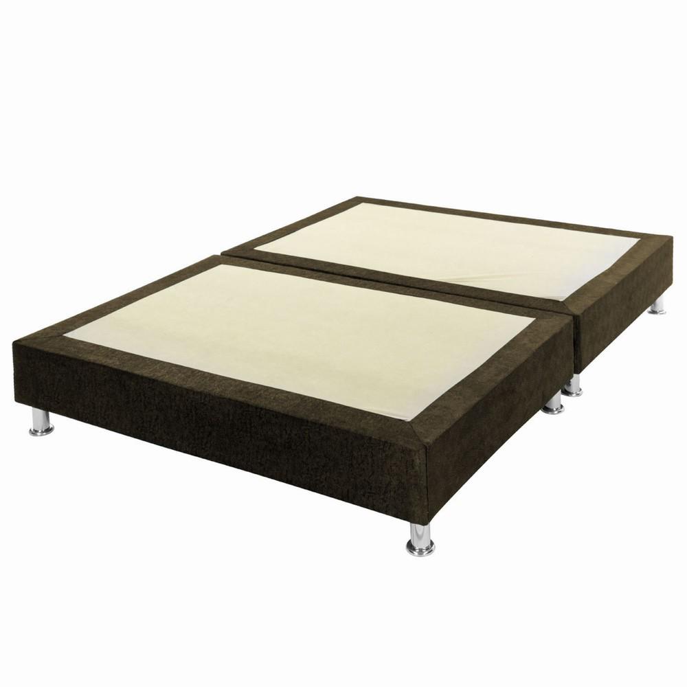 Base Cama Dividida Queen 160 X 190 Café