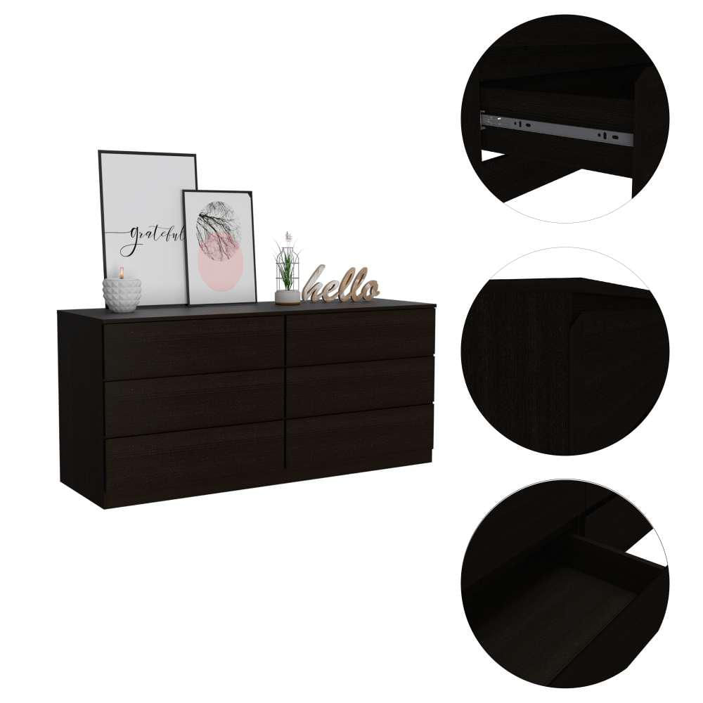 Comoda Doble 6 Cajones Asteria Wengue img #3