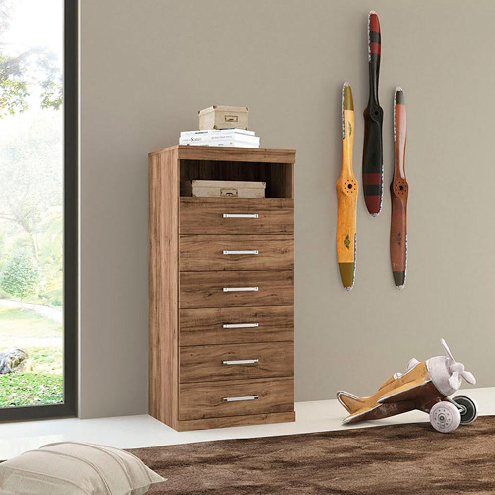 Comoda Havana Plus 6 Cajones Ocre