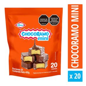 Ponqué CHOCORAMO Mini x20und (400  gr)
