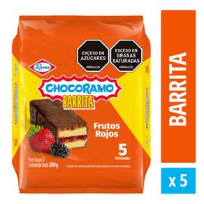 Chocoramo Barrita RAMO x5und  (200  gr)