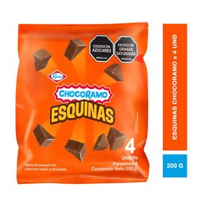 Esquinas CHOCORAMO x4unds (200  gr)