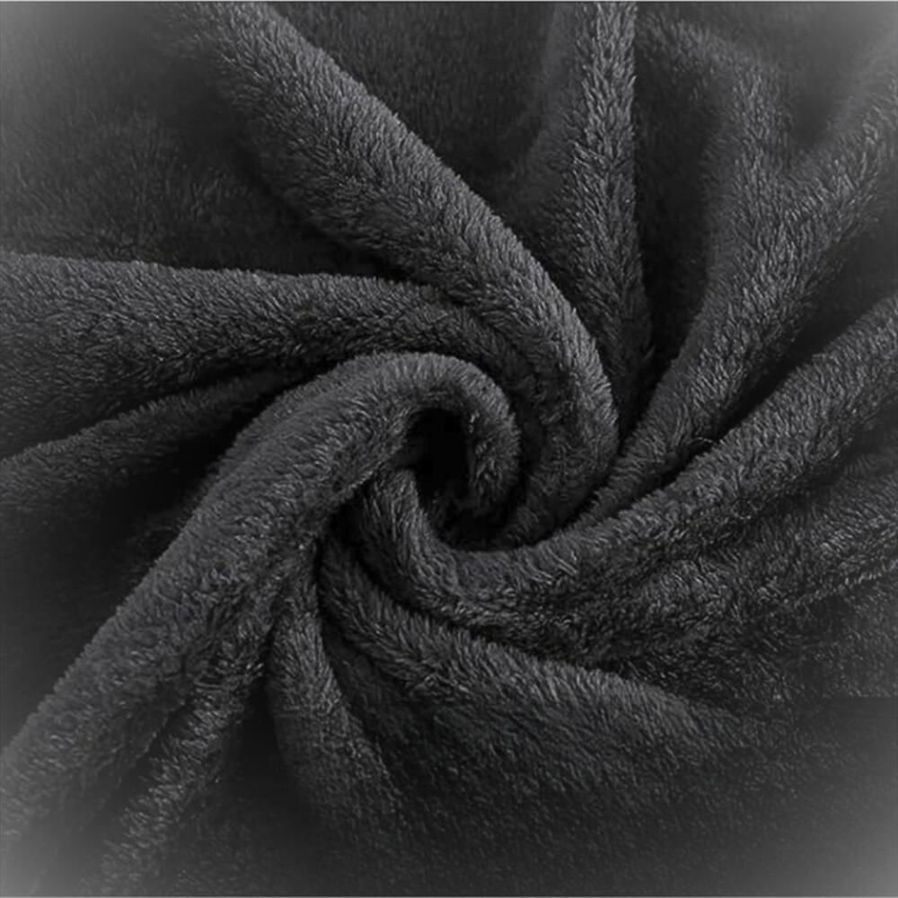 Cobija Piel De Conejo Cama Doble Color Negro img #5