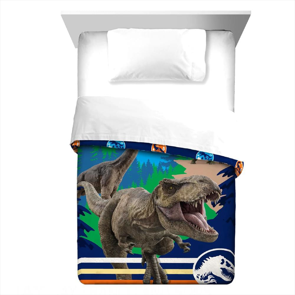 Edredón Doble Faz Jurassic World Cama Doble O Sencilla img #1