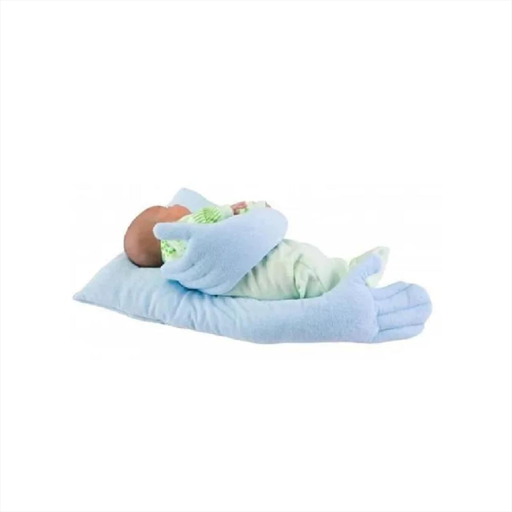 Almohada Cojin Para Bebe Brazos Azul img #2