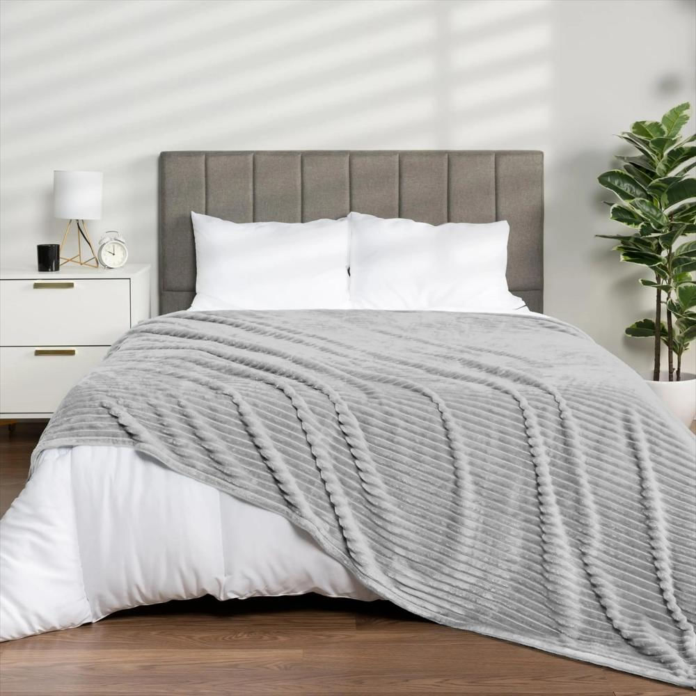 Cobija Ovejera Gris Plata 190*230
