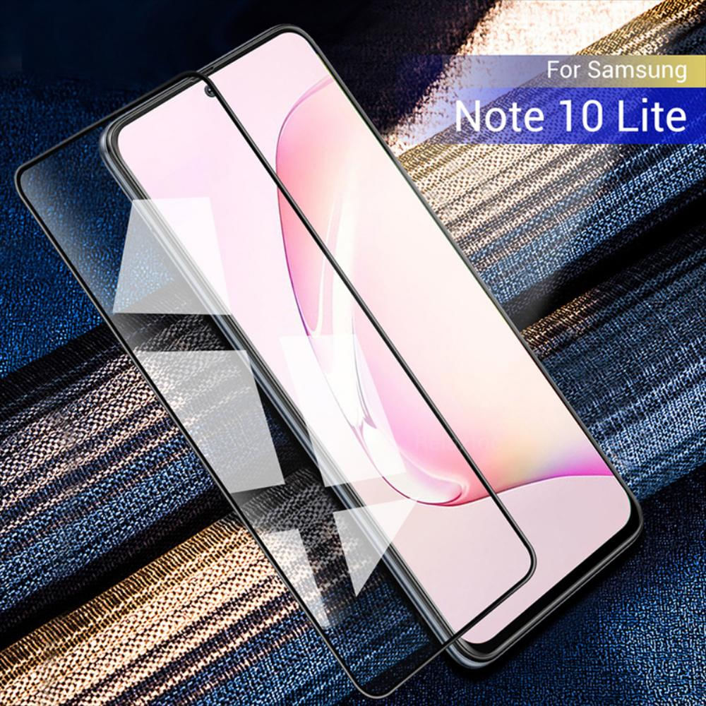 Funda Carcasas Samsung Galaxy Note 10 Lite Funda + Mica De 9D Vidrio Templado Negro img #4