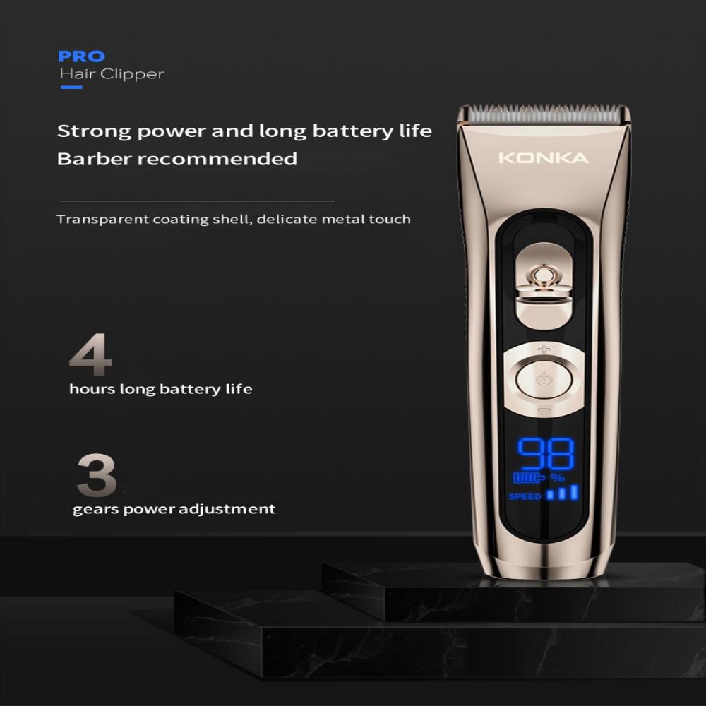 Konka Cortapelos Para Hombres Profesionales Clippers Inalámbricos img #3