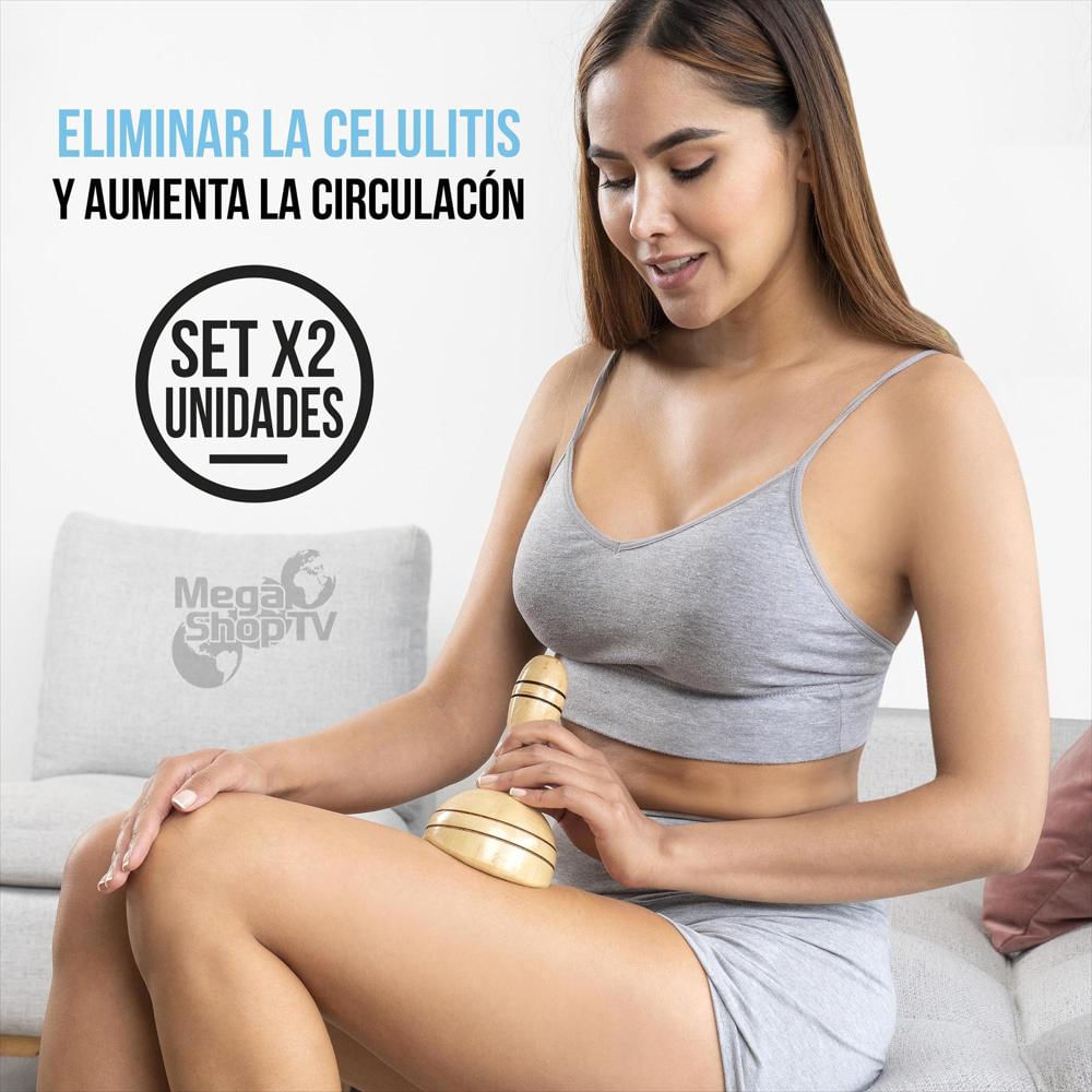 Kit X 2: Copa Sueca En Madera Para Maderoterapia img #2