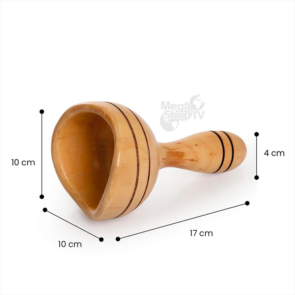 Kit X 2: Copa Sueca En Madera Para Maderoterapia img #5
