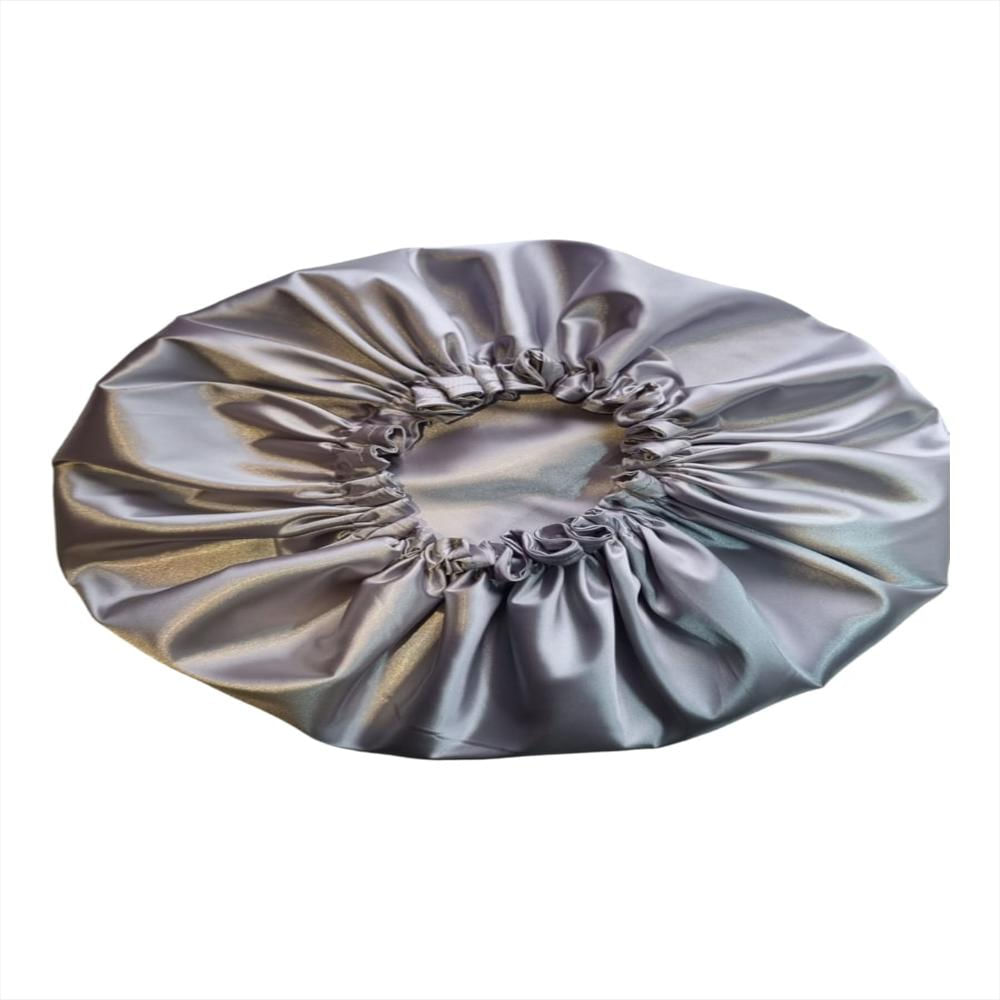 Gorro De Satín Antifrizz Cabello Liso Gris img #2