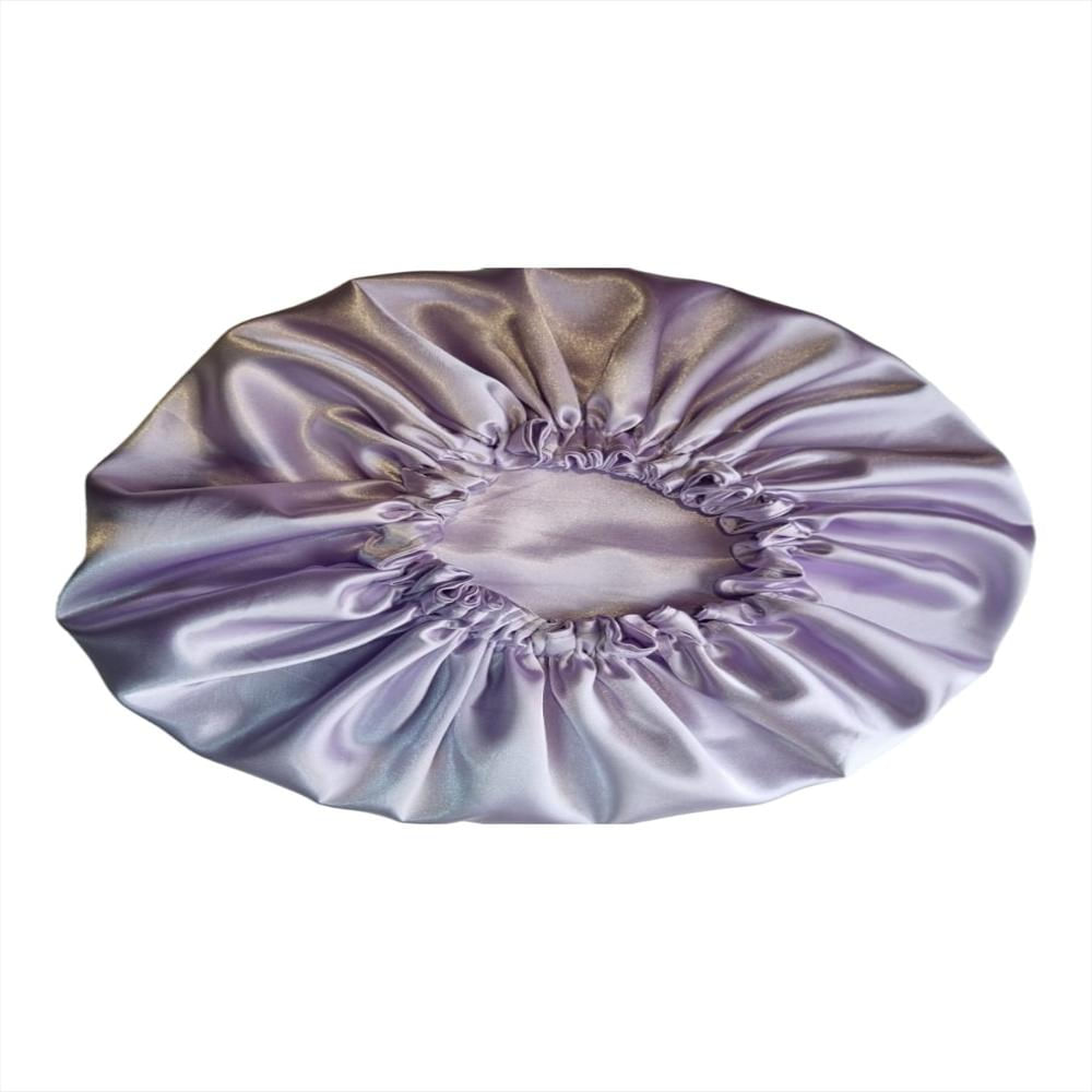 Gorro De Satín Antifrizz Cabello Liso Lila img #2