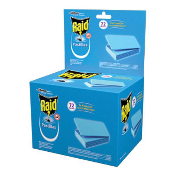 Pastilla Insecticidas RAID 72  und