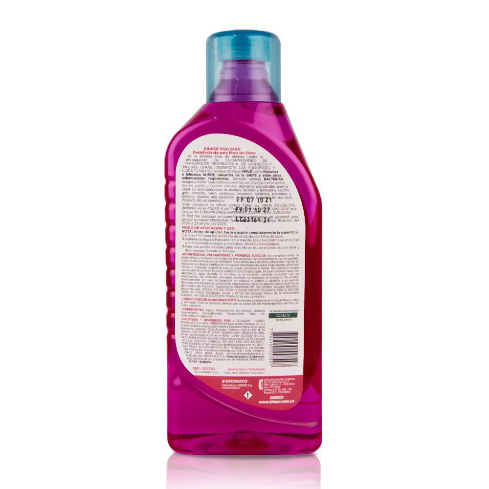 Aromatizante BINNER MORA YERBABUENA (1000  ml) img #4