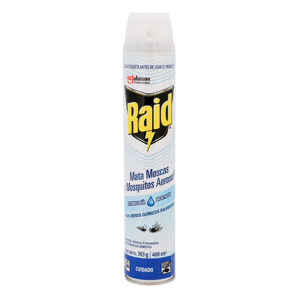Insecticida En Aerosol Mata Moscas Y Mosquitos RAID 400  ml img #1