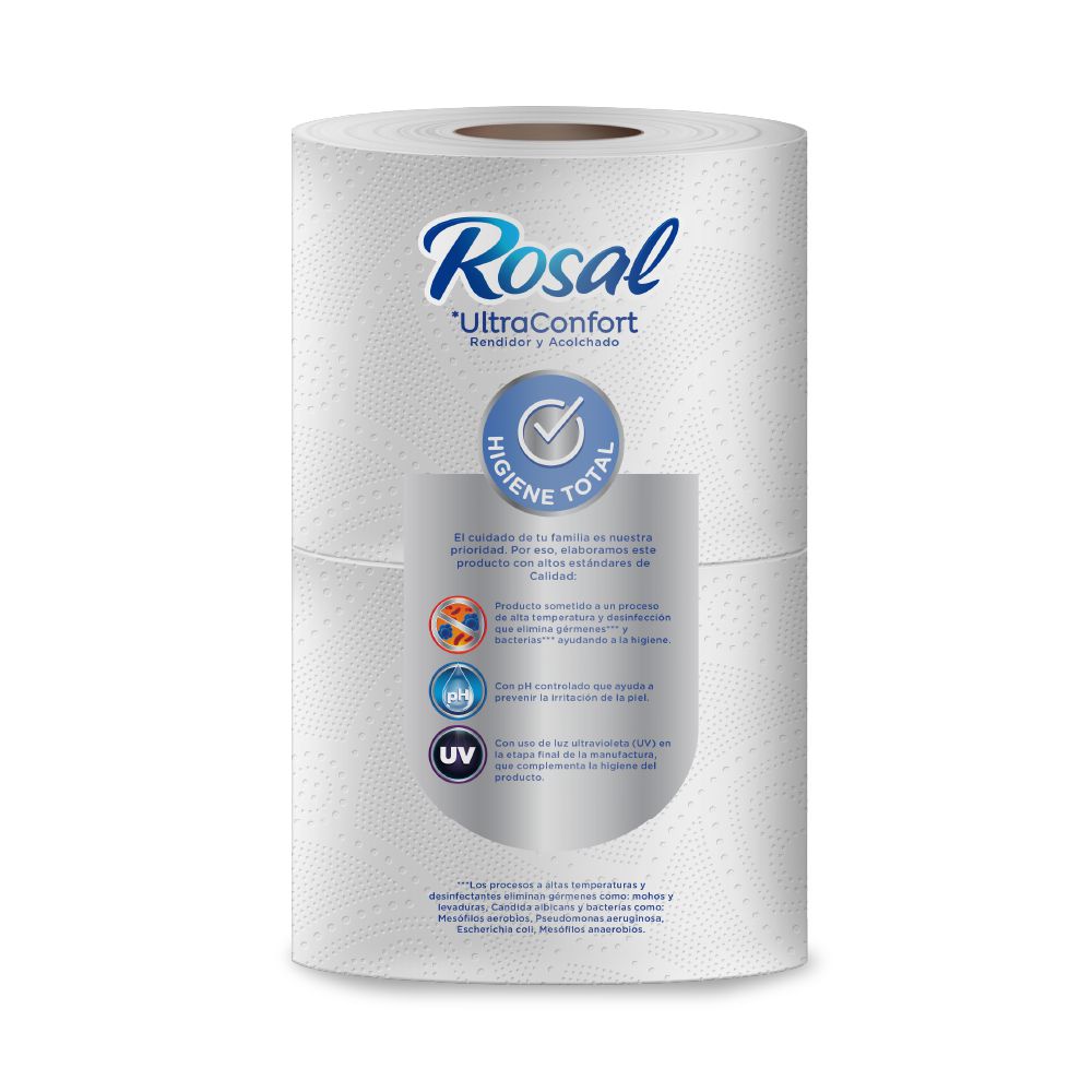 Papel higiénico ROSAL triple hoja x4 rollos (100  mts) img #5