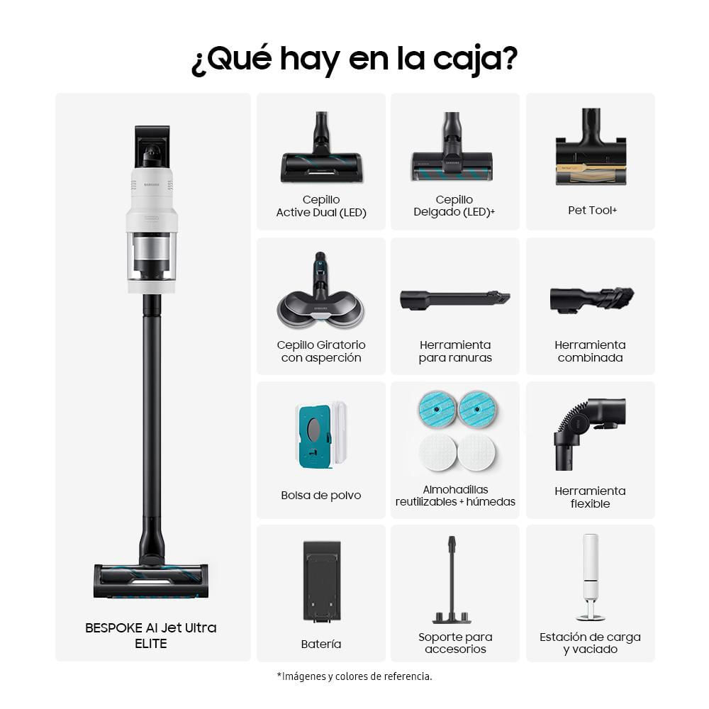 Aspiradora Bespoke AI Jet Ultra, 400W de potencia SAMSUNG VS90F40DBG/AX img #7