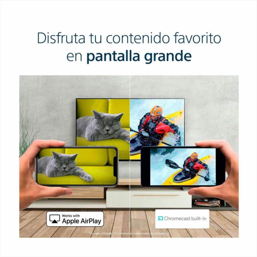 Televisor Sony 75 Pulgadas Smart Tv 4K Ultra Hd Kd 75X80j Google Tv img #4