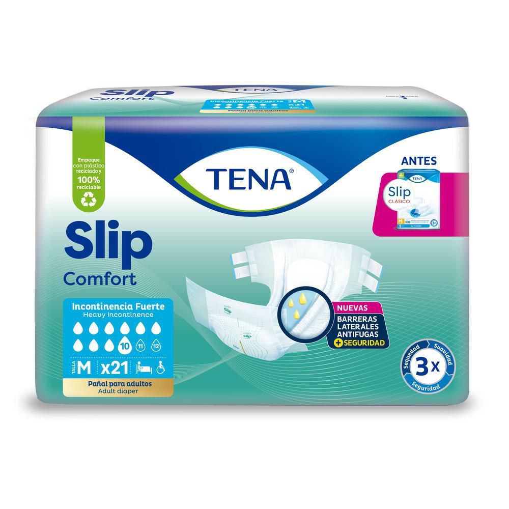 Pañales para adultos TENA slip comfort M (21  und)
