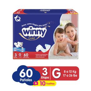 Pañales WINNY gold etapa 3 G (60  und)