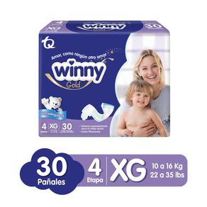 Pañales WINNY gold etapa 4 XG (30  und)