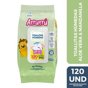Toallitas Húmedas ARRURRU TOALLITAS EXTRA ACOLCHONADITAS (120  und)