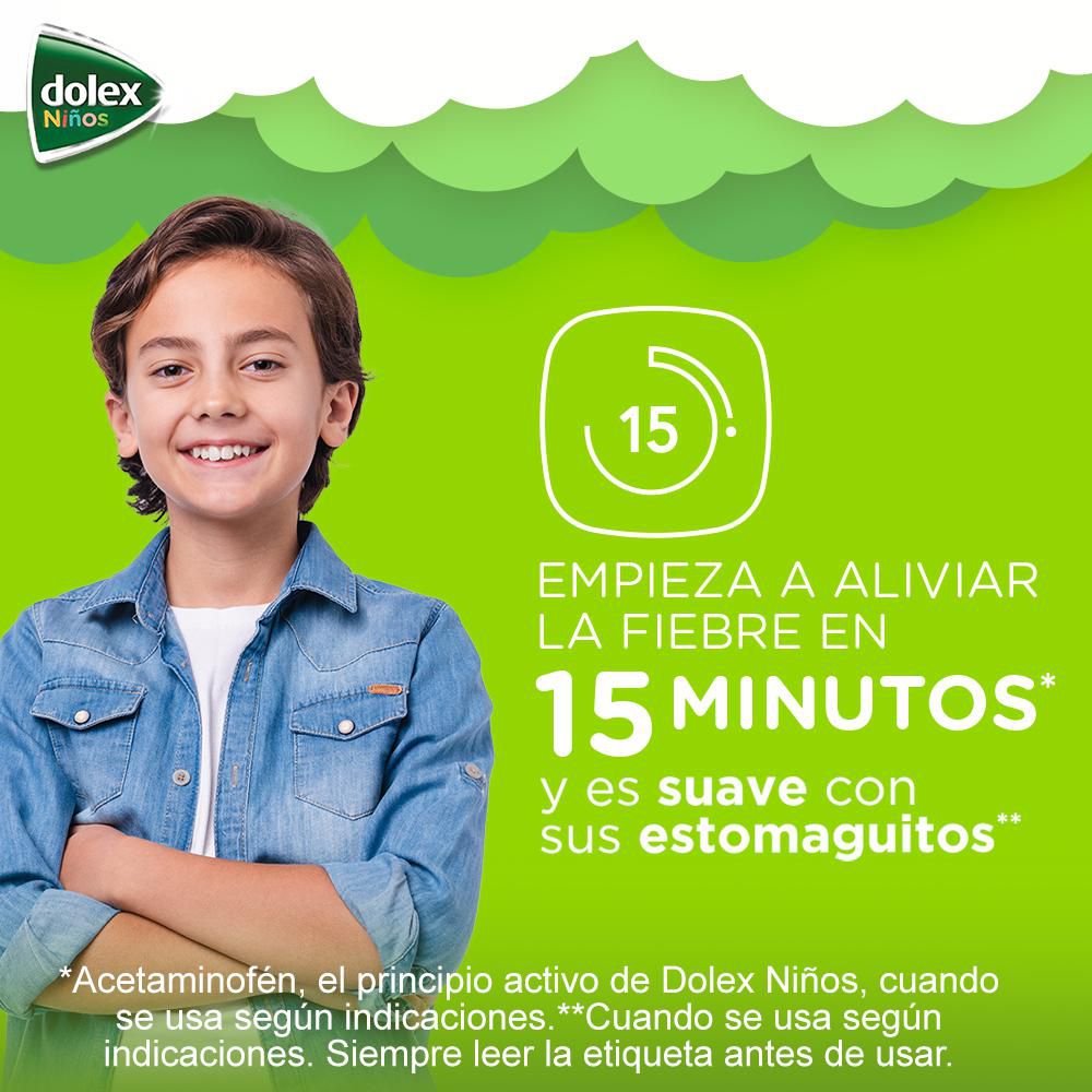 Jarabe DOLEX niños +7 años sabor naranja (120  ml) img #2