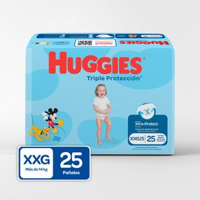 Pañales  HUGGIES Triple protección etapa 5  XXG (25  und)