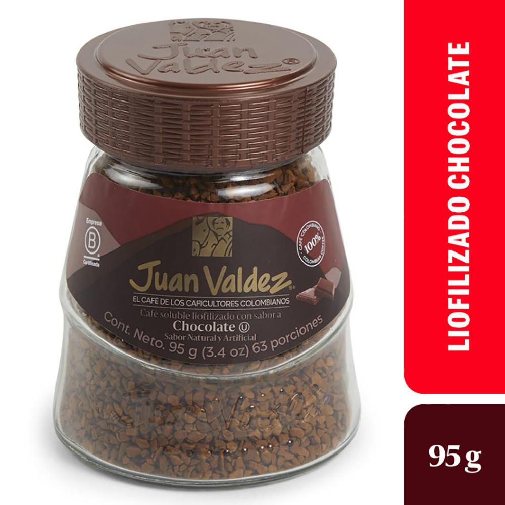 Café JUAN VALDEZ Liofilizado chocolate (95  gr)