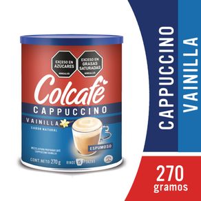 Café COLCAFE capuccino vainilla (270  gr)