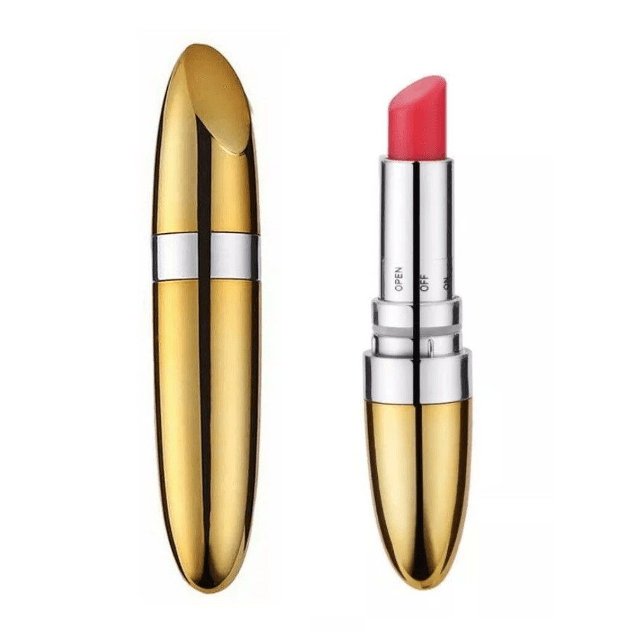Bala vibradora lipstick vibe dorado
