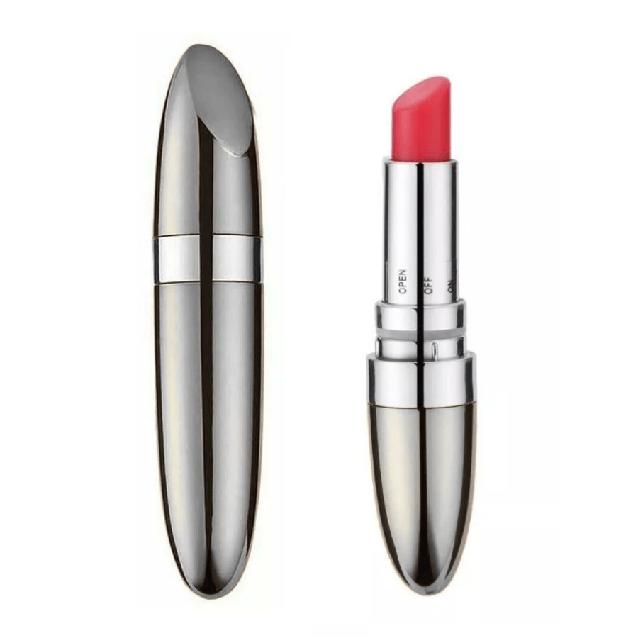 Bala vibradora lipstick vibe plateado