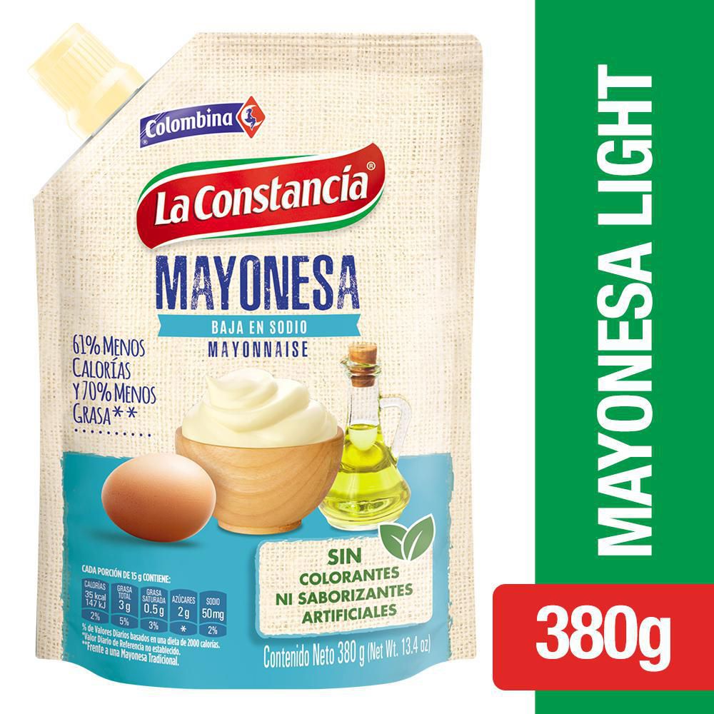 Mayonesa light LA CONSTANCIA x380g LA CONSTANCIA  (380  gr) img #1
