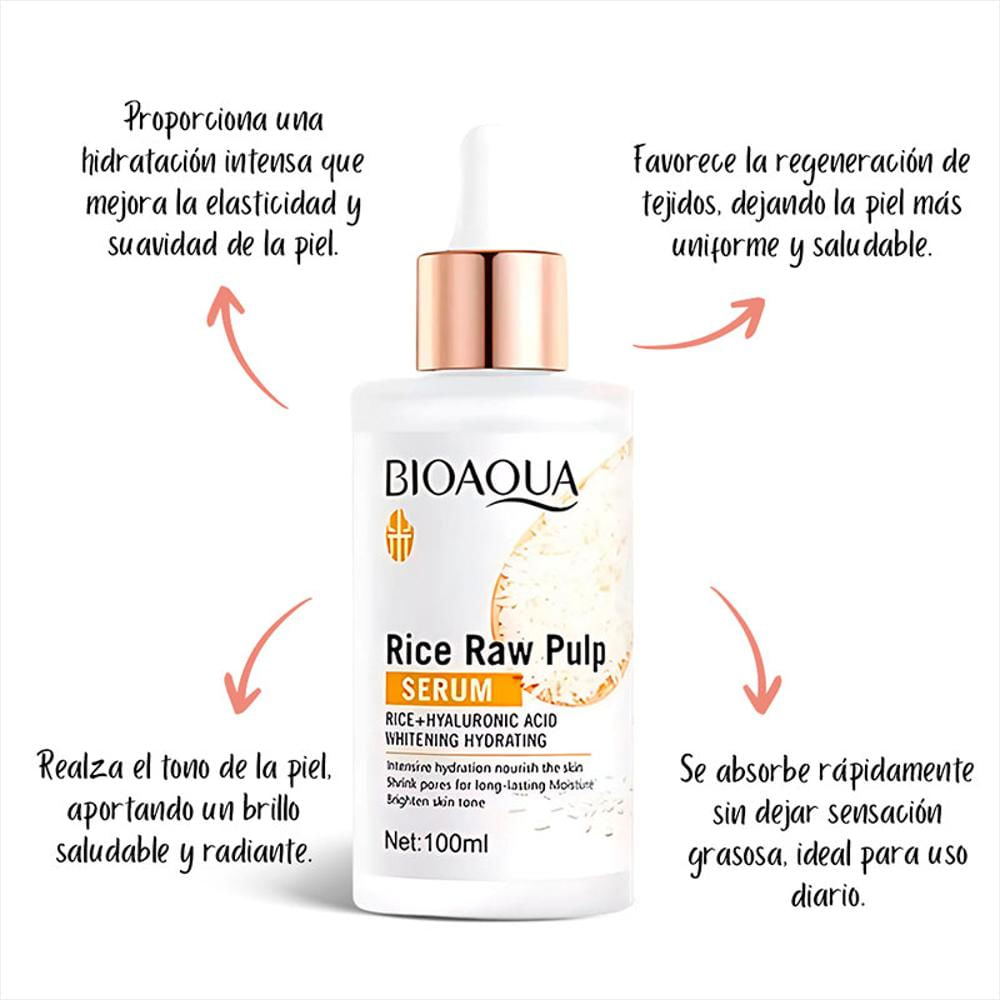 Serum De Arroz Biaqua X100ml Extra Grande