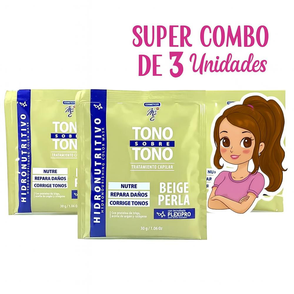 Matizante Beige Perla M Y E X3 Sobres