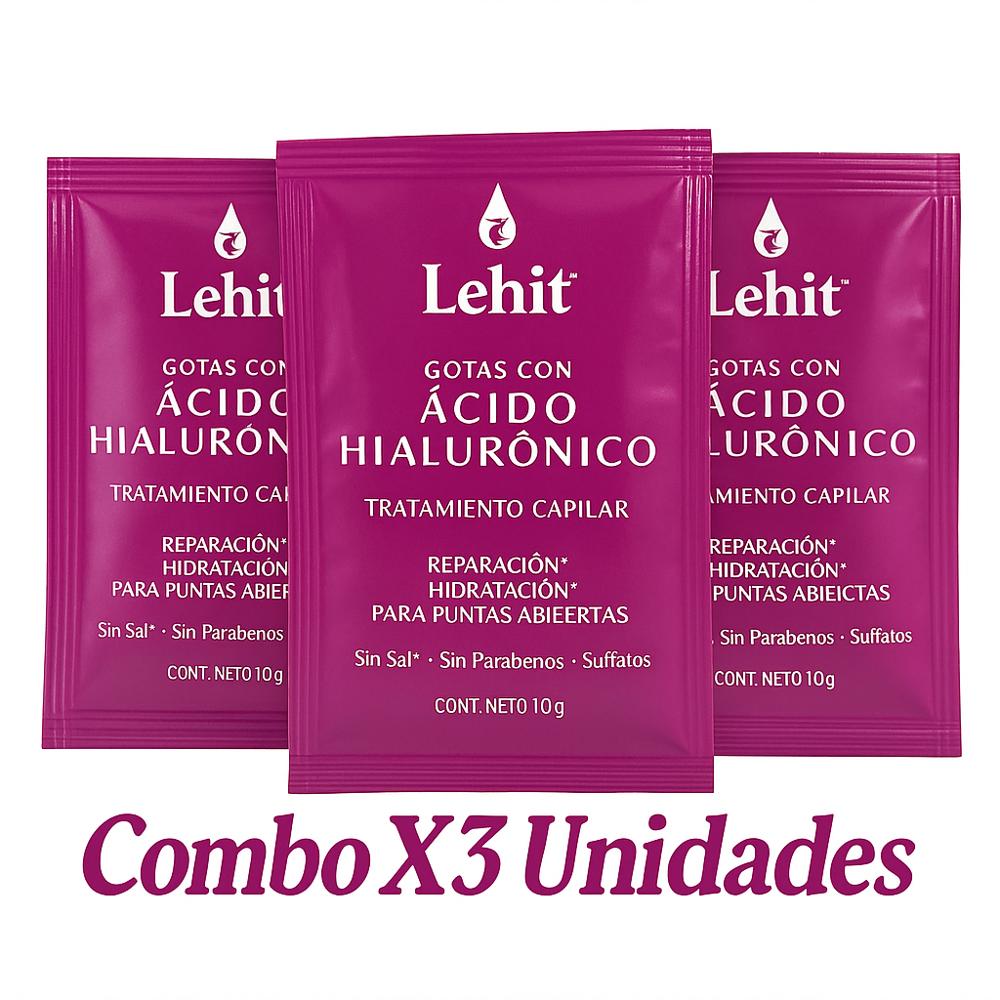 Gotas Ácido Hialurónico 10G Lehit X3unidades