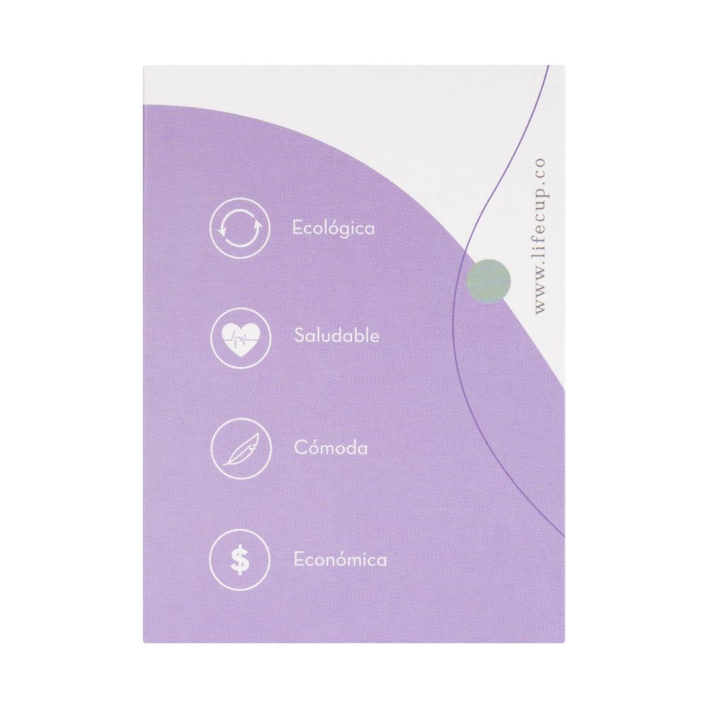 Copa menstrual LIFECUP hipoalergénica T 2 (1  und) img #2