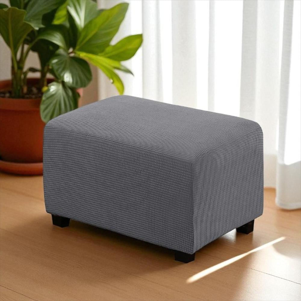 Puff Decorativo 80X40 Gris