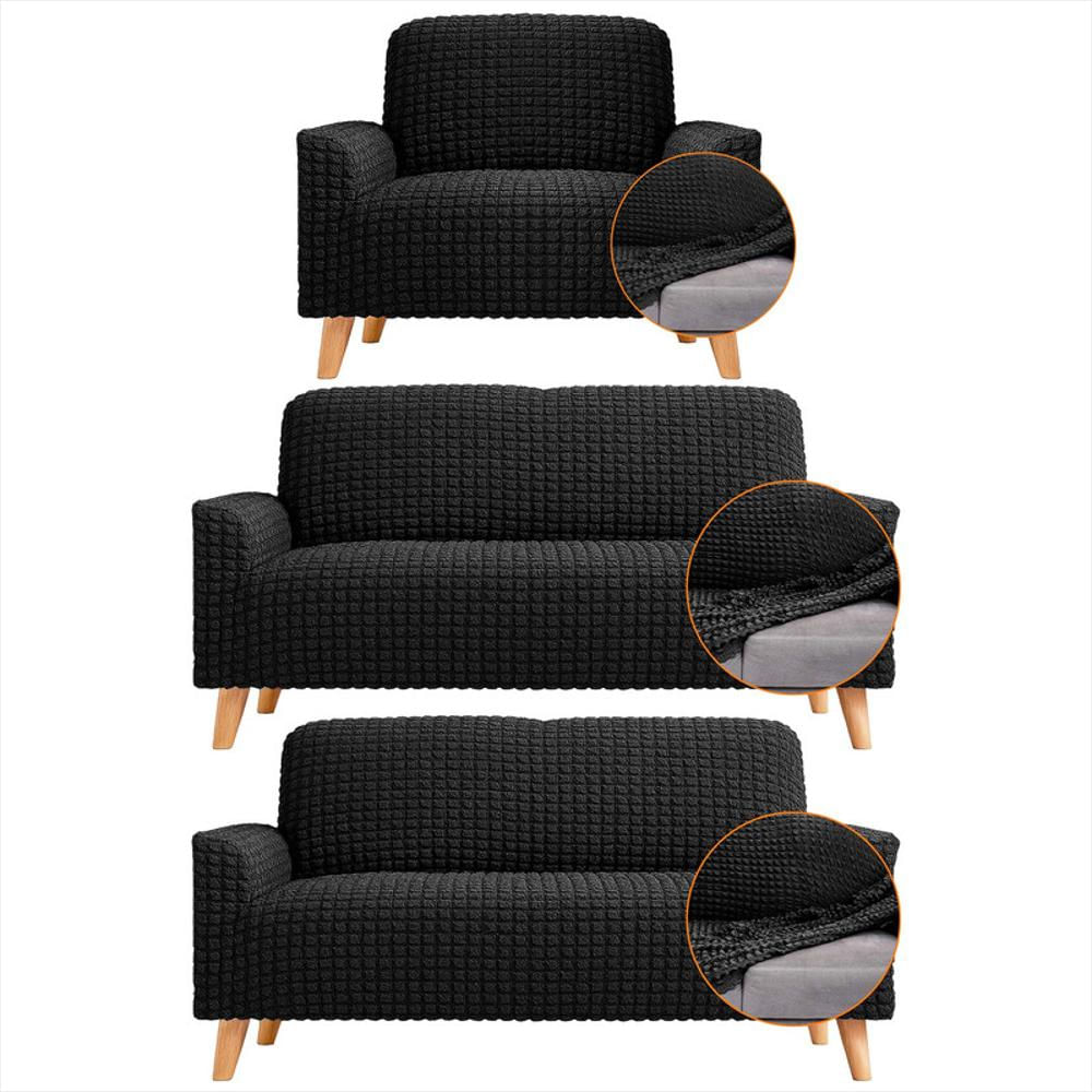 Combo X3 Fundas Elásticas Sofá: 1 Un Puesto + 2 Dos Puestos img #1