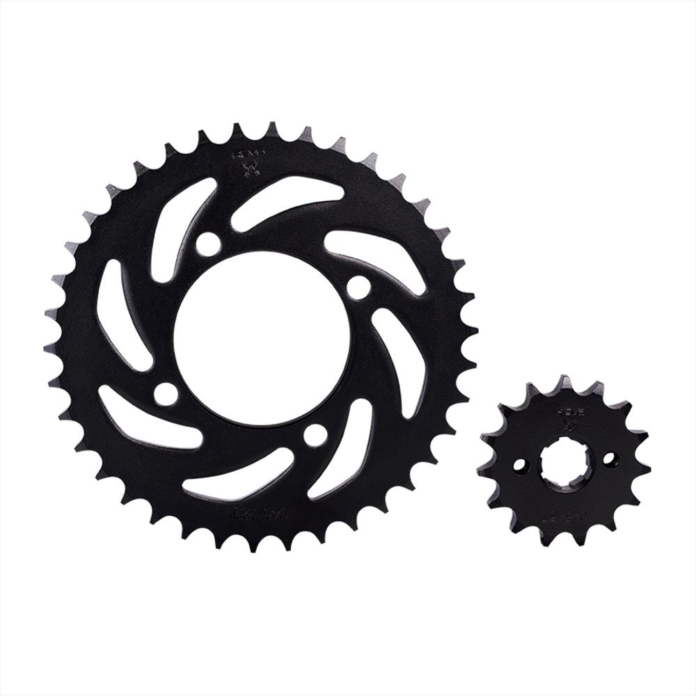 Kit Sprocket 15X38 (428) Akt 125 Nkd R Eiii Sl R Victory Combat 125 150 Bomber 125 /Revo Spider_Kitx2 img #1