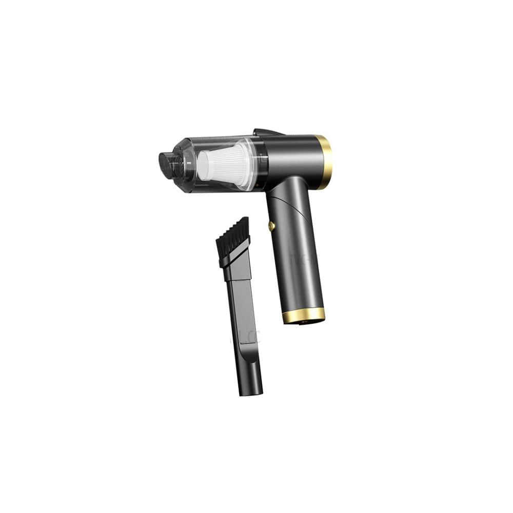 Aspiradora Inalambrica Portatil Mano Plegable Recargable Q8 Negro Auto