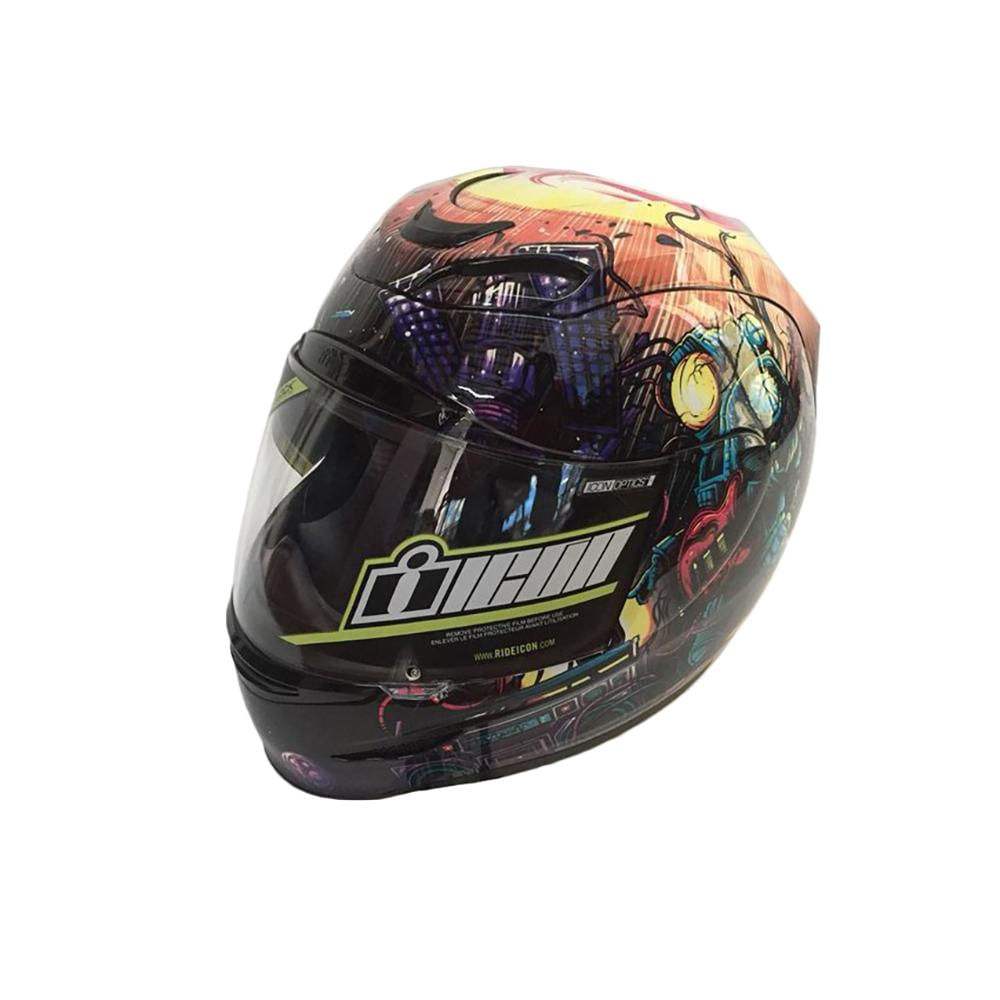 Casco Icon Airmada Space Face Bk Purple img #1