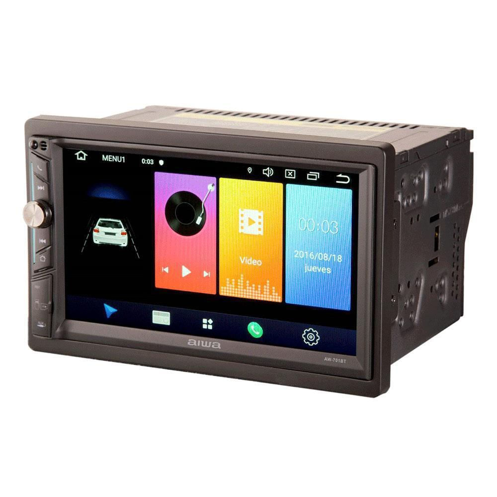 Radio Carro Aiwa Android 10 Wifi Pantalla 7' Hd Mirrorlink Bluetooth Aw 701Bt img #2