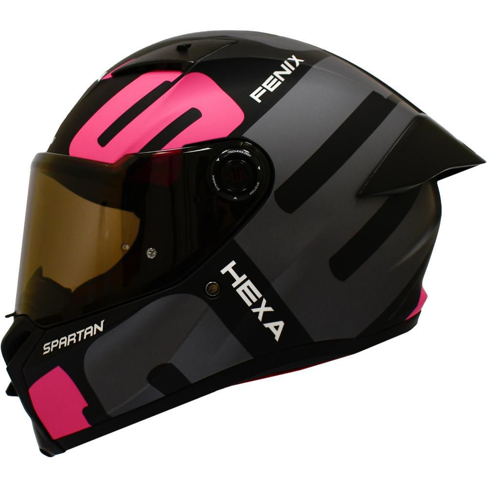 Cascos Moto Casco Axxis Integral Fenix Essence C8 Rosa Brillo