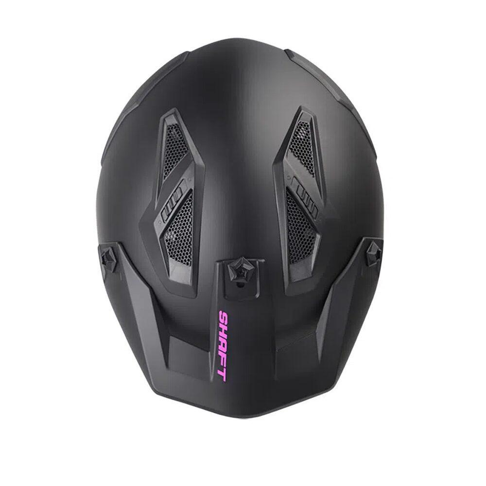 Casco Abierto Shaft 225 Pilot Solid Negro/Fucsia M img #3
