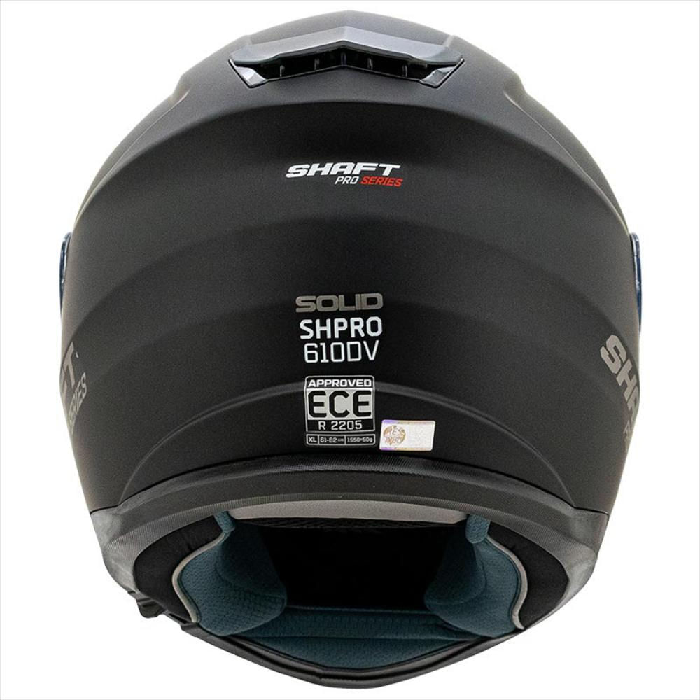 Casco Shaft Pro 610 Dv Integral Solid Certificado Negro Mate Talla M img #3