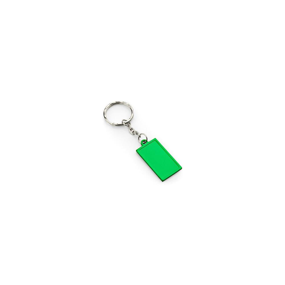 Llavero Metalico Name Verde Esmeralda