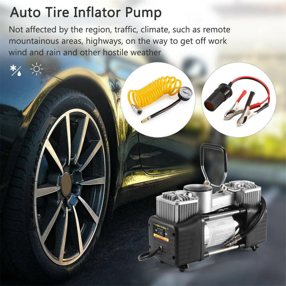 Compresor De Aire Portátil De 2 Cilindros 628 4X4 12V img #4