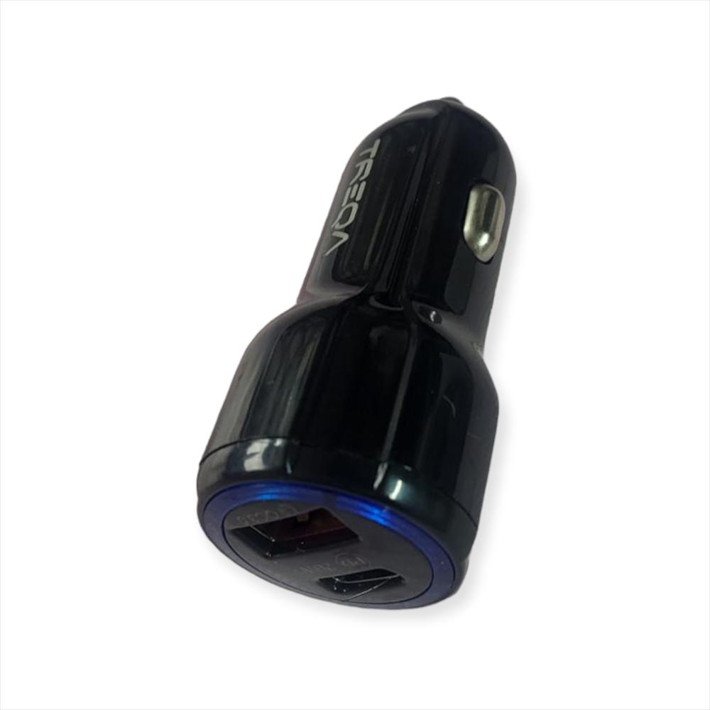 Cargador Carro Usb 3.0 Usb C 3.1A Adaptador Cigarrera Cs 320 img #2